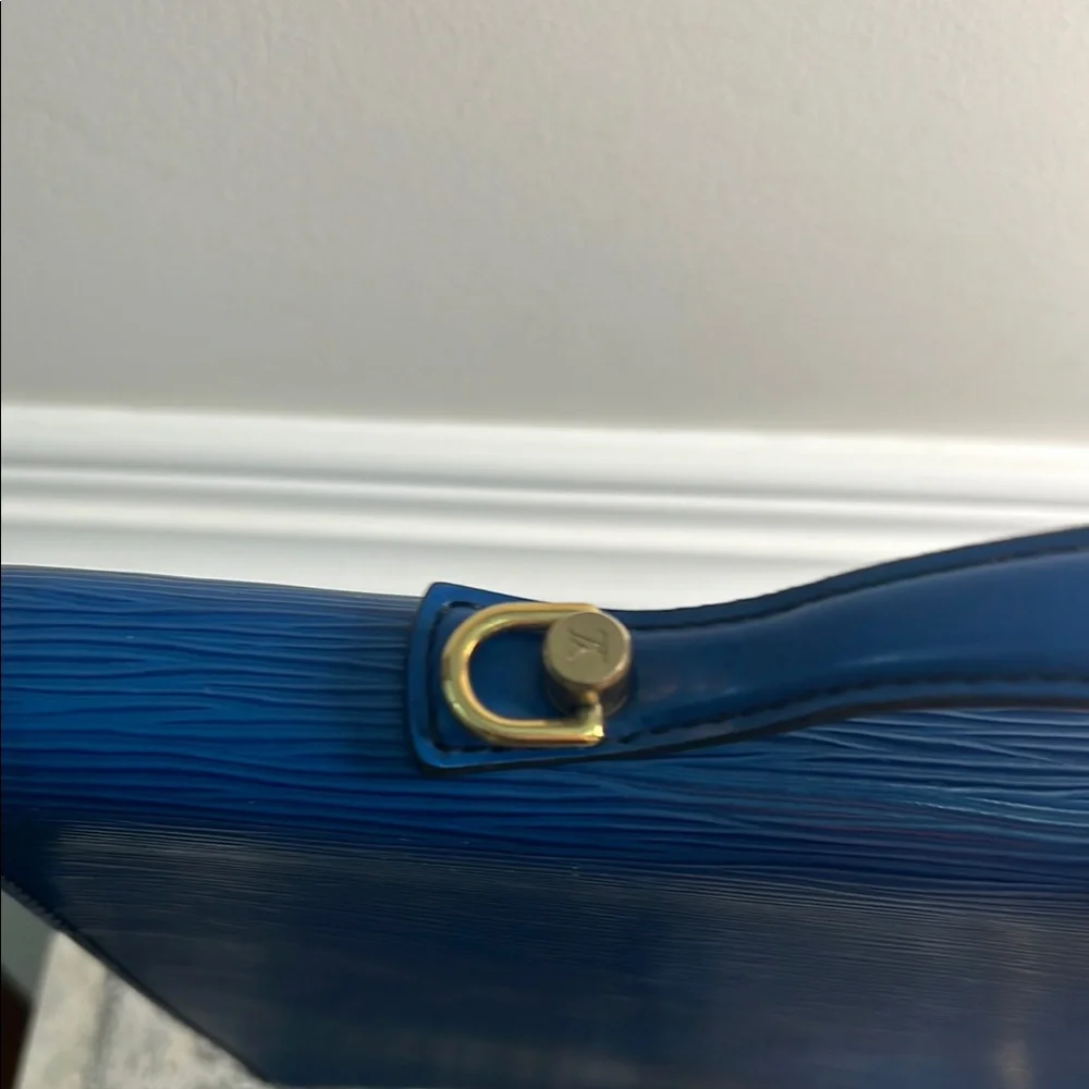 Authentic Louis Vuitton Blue Laptop Bag or Briefcase